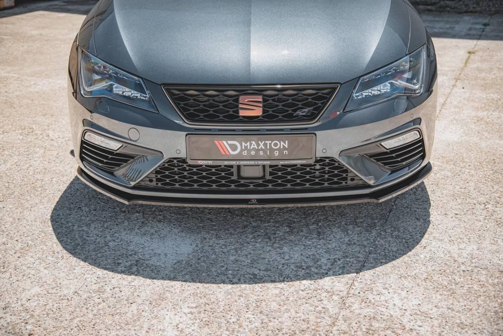 Lip delantero leon mk3 fr cupra  modelo reestyling v4 5f negro brillo SE-LE-3F-CU-FD4G