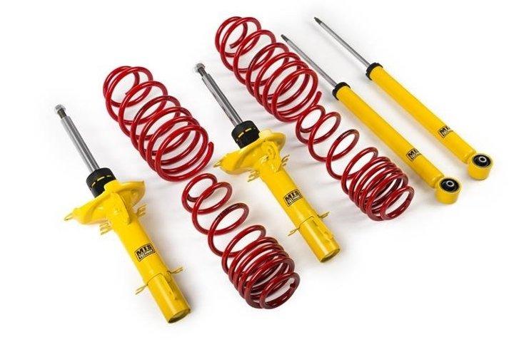 kit muelles + amortiguadores mts bmw e36 coupe -3cm -2 cm