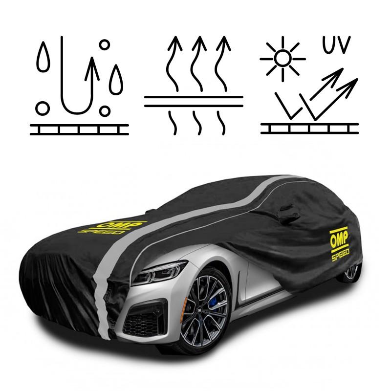 FUNDA CUBRE COCHE OMP 3 CAPAS TALLA S